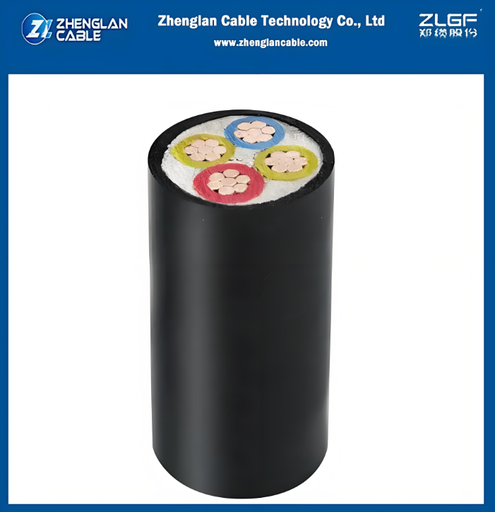 0.6/1kv CU/XLPE/PVC 4X35mm2 كهرباء منخفضة تحت الأرض كابل النحاس الموصل ...