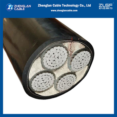 4Cx70mm2 Xlpe كابل الطاقة المعزول متعدد النواة الألومنيوم الأساسية الجهد المنخفض 630mm2