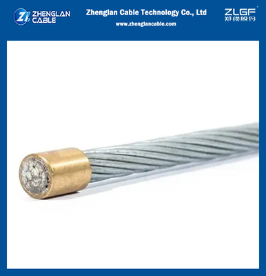 BS 183 القياسية سلك الفولاذ المغلف / سلك البقاء / سلك الأرض 7/2.00mm