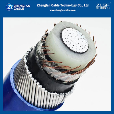 كابل الطاقة المدرع AWA ذو نواة واحدة NA2X ((S) Y 12/20KV IEC60502-2