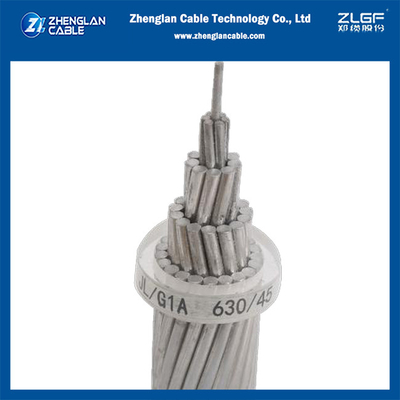 موصل التيار المتردد 35/6.2mm2 موصل الألومنيوم الصلب المقوى Gost 839