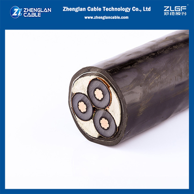 كابل تحت الأرض 18/30KV 3x120mm2 CU/SC/XLPE/SC/CWS+CTS/PE IEC60502-2