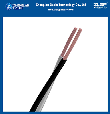 0.6/1KV كابلات طاقة مزدوجة معزولة من النحاس PVC منخفضة الجهد (CV) 2 Core لـ IEC 60228 ؛ IEC 60227 ((CU/PVC)