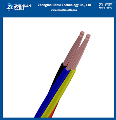 0.6/1KV كابلات الطاقة المعزولة من النحاس PVC منخفضة الجهد 4Core Quadruplex (CV) لـ IEC 60228 ؛ IEC 60227 ((CU/PVC)