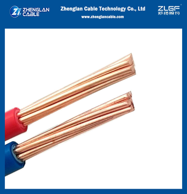 الأسلاك المعزولة من البيفيكس الدرجة 2 CU/PVC BV 10 16 25 35sqmm أسلاك المباني والكابلات IEC 60228 60227-3 IEC 60227-1