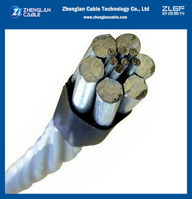 ACSR كلب موصل 100mm2 Al-6/4.72mm St-7/1.57mm BS 215-2 / BS EN 50182 / IEC 61089 / ASTM B 232/B 232M / DIN 48204