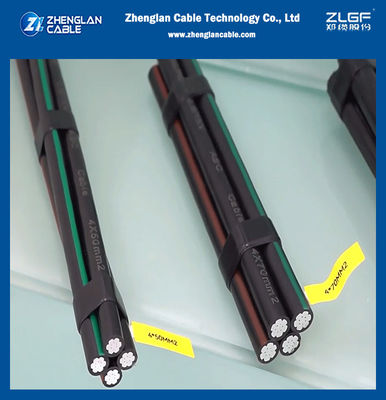 كابل الطاقة الكهربائية من الألومنيوم المدمج المحيطي المتداول