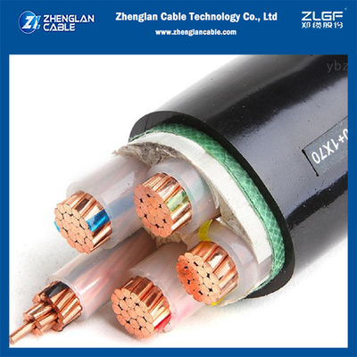1KV 4.5 قلب كابل الطاقة 4x150+1x70mm2 CU/XLPE/PVC IEC 60502-1
