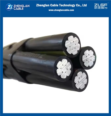 0.6/1kv الكابل العازل العلوي AAC/XLPE+AAAC/XLPE 3Cx50+1x50sqmm كابل ABC