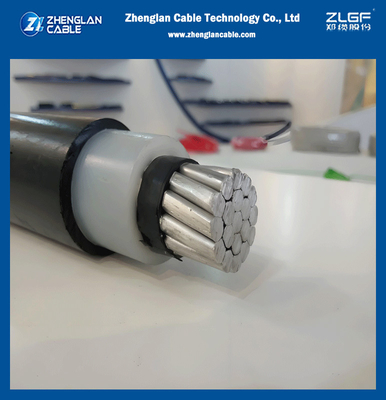 كابل عازل فوقي 15kV 25KV 35KV 3 طبقة AAC موصل XLPE عزل HDPE سترة خارجية سلك شجرة