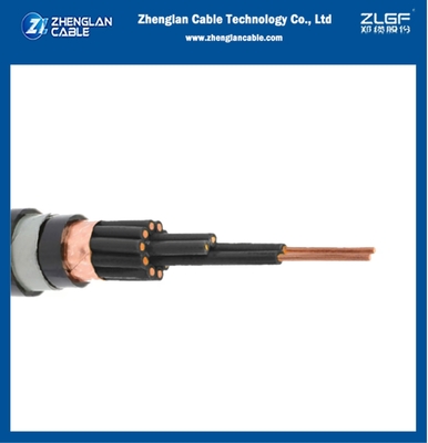كابل التحكم الكهربائي 0.6/1kV 12X2.5mm2 النحاس النواة PVC عازل PVC مغطاة بشريط النحاس كابل التحكم الشاشة