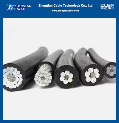0.6/1kv الكابل العازل العلوي AAC/XLPE+AAAC/XLPE الكابل العلوي العلوي ABC