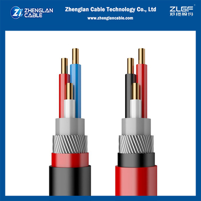 0.6/1kv SWA كابل مدرع Cu/pvc/pvc/swa/pvc 3x6mm2 IEC60502-1 / IEC60228