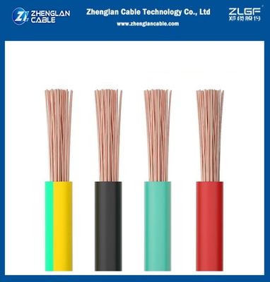 الأسلاك المرنة CU/PVC RV 35sqmm بناء الأسلاك النحاسية الموصل الفئة 5 عزل PVC 450/750V