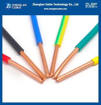 سلك البناء الأسلاك المعزولة من البوليسيك الدرجة 2 CU/PVC BV 70mm2 IEC60228