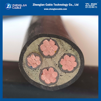 كابل معزول XLPE كابل طاقة متعدد النواة 3x25 + 1x16mm2 IEC60502-1