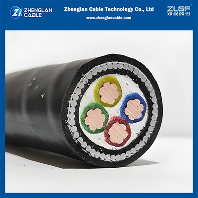 كابل طاقة منخفض الجهد NYRGBY كابل cu/pvc/pvc/swa/pvc 4x16mm2 IEC60502-1