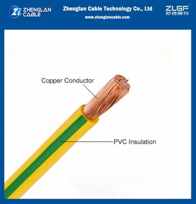 أسلاك البناء CU/PVC الفئة 5 450/750V 1.5mm2 كابل مرن موصل نحاس PVC معزول IEC60227