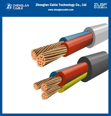 كابلات الموصلات النحاسية ذات الغطاء المنعزلة من PVC IEC60502-1