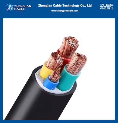 كابلات معزولة XLPE بمعطف PVC وموصل نحاسي مرن من الفئة 5 وفقًا لمعيار UNE 21123-2