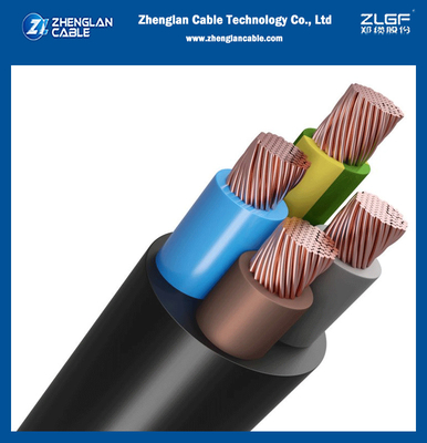 كابل RV-K 0.6/1 كيلو فولت بغلاف PVC وكابل معزول XLPE وفقًا لمعايير IEC 60502-1