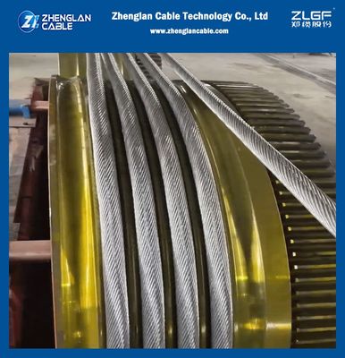 خطوط توزيع ونقل الطاقة العلوية من موصل AAAC عاري 25 مم مربع.