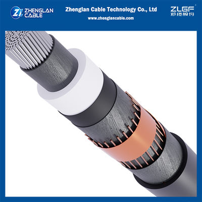 كابل طاقة ألومنيوم متوسط ​​الجهد غير مصفح NA2XS(F)2Y 1x120mm2 12/20KV IEC60502-2