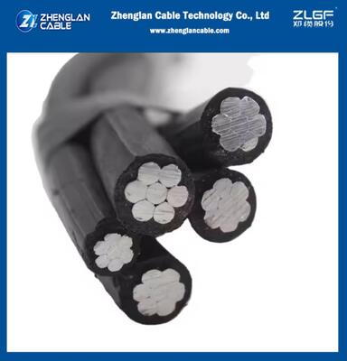 0.6/1kV Aerial Bundle Cable (ABC cable) AAC/XLPE+AAAC/XLPE 4x70+25mm2 NFC 33-209