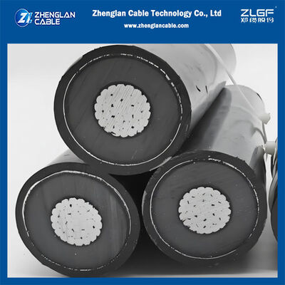 12/20KV 3x1x150mm2 كابل ألومنيوم ملتوي جهد متوسط ​​(HTA) NFC 33-226 للاستخدام تحت الأرض