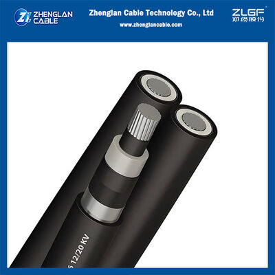 18/30KV 3x1x150mm2 كابل ألومنيوم ثلاثي الأقطاب HTA torsadé XLPE معزول، مكتسب PE