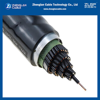 كابل التحكم المرن متعدد النواة المعزول من البيفيك 450/750 فولت IEC 60227 يصل إلى 37 قلبًا ، 0.5 ∼ 6 مم2