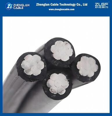 كابل ABC 0.6/1kV 3x35 مم2 AAC/XLPE + 1x50 مم2 AAAC/XLPE – كابل توزيع ABC مقاوم للعوامل الجوية عالي الشد معلق