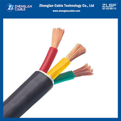 H05VV-F (NYMHY) 300/500V 3x2.5mm2 Class 5 Flexible PVC Cord for FR ES PT Household Appliance Power Lead EN 50525-2-11