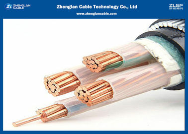 4c XLPE معزول كابل الطاقة المدرعة ، بولي كلوريد الفينيل غمد （AL / CU / PVC / XLPE / STA / NYBY / N2XBY） القسم الاسمي ： 4 * 1.5 ~ 4 * 400mm²