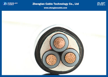 كابل الطاقة النحاسية 18/30KV ، كبل الطاقة IEC 60502 MV (غير المدرعة) U CU / PVC / XLPE / STA / NYBY / N2XBY