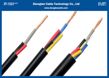 RVV 300 / 500V (GB / T5023.3-2008 أو 60227 IEC52） مع النوى من 2 إلى 41 / الغلاف الخارجي: PVC المركب