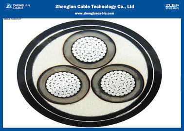 كبل طاقة بثلاثة نوى 6VV MV (مدرعة) ، كبل معزول XLPE IEC 60502/60228 U CU / PVC / XLPE / LSZH / DSTA）