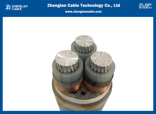 كابلات الطاقة متوسطة الجهد Al Xlpe Cws Pvc 18/30 (36) Kv 3Cx95sqmm