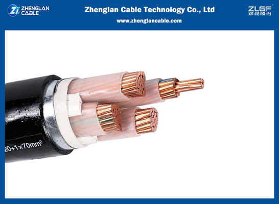 النحاس Xlpe بولي كلوريد الفينيل 1kv مزدوج الشريط الصلب المدرعة منخفضة الجهد كابل الطاقة