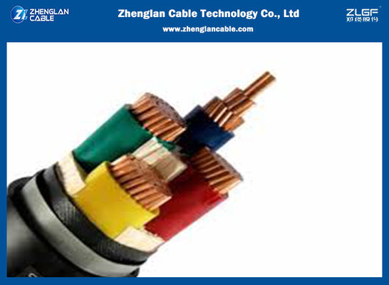 4x10sqmm SWA 4 Core Armored Cable CU / XLPE / PVC / SWA / PVC ISO 9001 2015