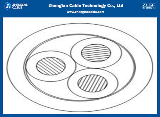 0.6 / 1KV 3 Core Low Voltage Power Cable CU / XLPE / PVC 3x50sqmm BS5467