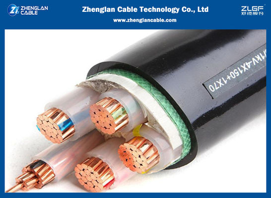 0.6 / 1kV كبل الطاقة منخفض الجهد مقاوم للحريق LSOH 3x120 2x50sqmm