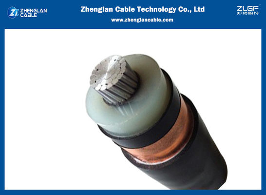 6-10kv أحادي الطور النحاس Cu-Xlpe-Cts-Pvc MV كابل الطاقة 1Cx120sqmm IEC60502-2