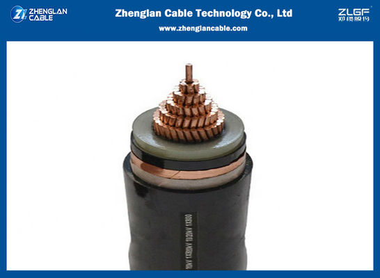1 3 كابلات طاقة ذات جهد متوسط ​​النواة XLPE معزول من النحاس المدرع IEC60502-2