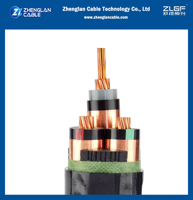 كابلات الكهرباء ذات الجهد المتوسط ​​Lszh 15kv Xlpe معزول