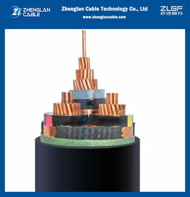 كابل طاقة مدرع أحادي النواة 3 كور 3.6 / 6kv ~ 26 / 35kv