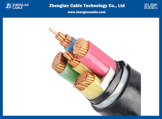 كابل الكهرباء متعدد النواة المدرع SWA المُغلف PVC المعزول PVC 3x35 + 2x16sqmm