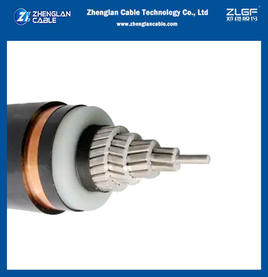 12 / 20kV MV كابل الطاقة غير المدرع كابل الألومنيوم 1x185mm2 BS 6622 / BS 7835